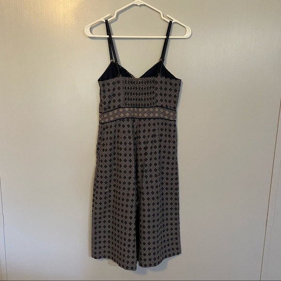 Anthropologie Navy Jumpsuit Size 6 - Picture 4 of 11